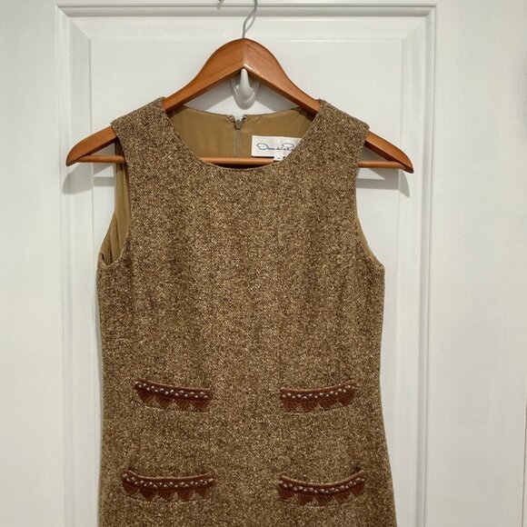 Oscar Dela Renta women's sleeveless Dress, size 4, - Picture 4 of 16